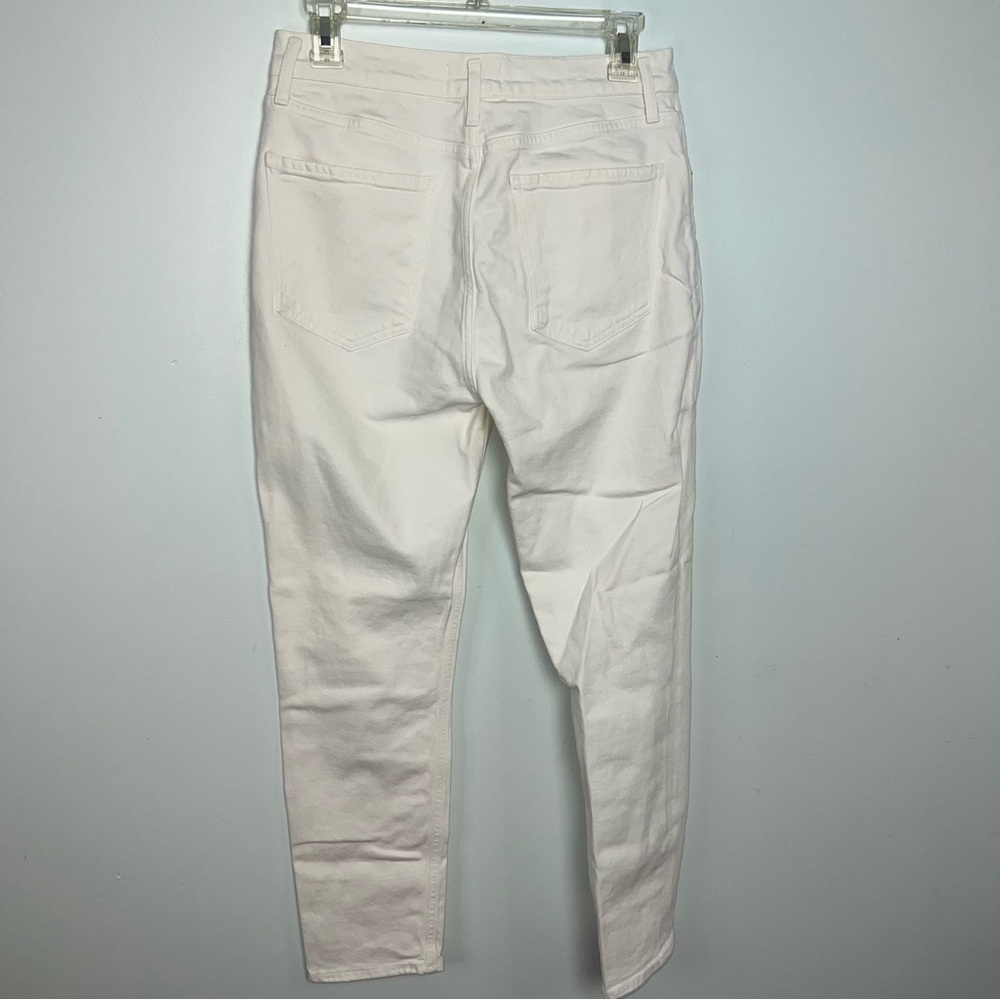 Agolde Nico High Rise Slim Leg Jeans White Women's Size 27 - Picture 5 of 12